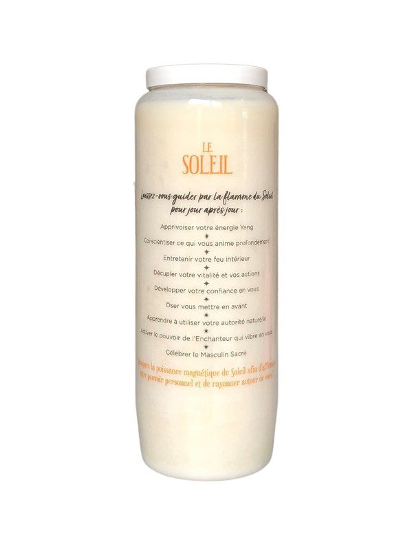 Bougie à Rituels Les Cercles Sacrés Le Soleil – Image 3