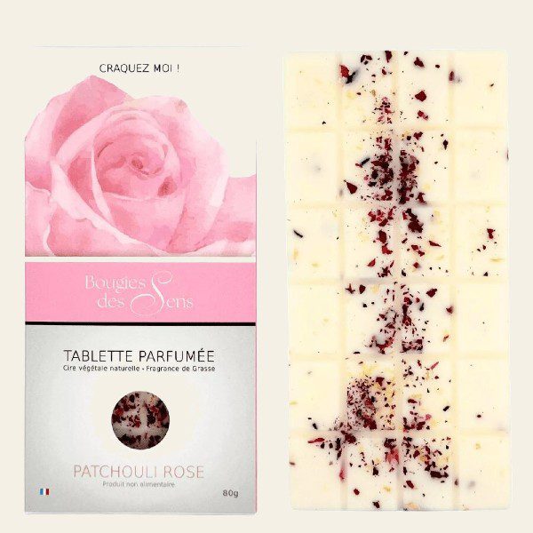 Tablette Fondant Parfumé Patchouli rose 80gr – Image 2