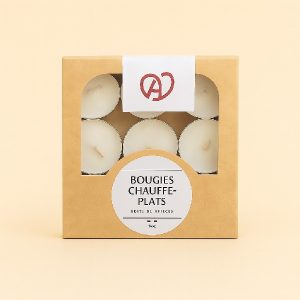 Bougies Chauffe plats x9