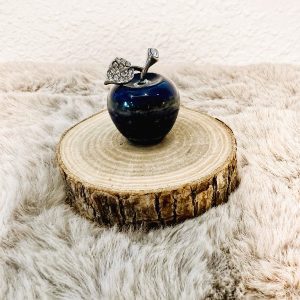 Décoration Pomme en Lapis lazuli