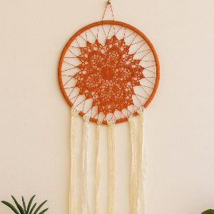 Attrape Reve Macramé Terracotta