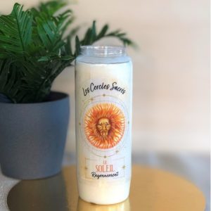 Bougie à Rituels Les Cercles Sacrés Le Soleil