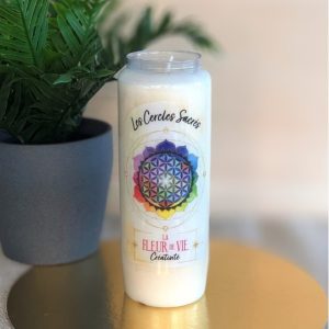 Bougie à Rituels Les Cercles Sacrés La Fleur de Vie