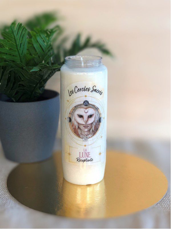 Bougie à Rituels Les Cercles Sacrés La Lune