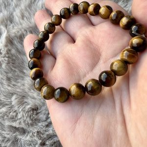 Bracelet Oeil de Tigre  Protection - Force Intérieure 8mm