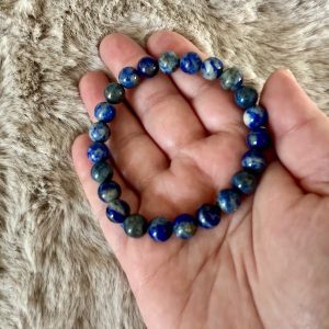 Bracelet Lapis Lazuli  Confiance - Communication 8mm