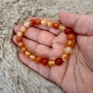 Bracelet Cornaline Vitalité - Assurance 8mm