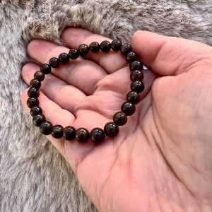 Bracelet Bronzite  Stabilité - Enracinement 6mm