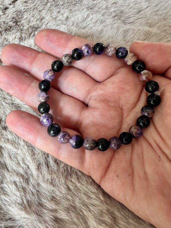 Bracelet Charoïte – Apaisement & Transformation 6mm – Image 2
