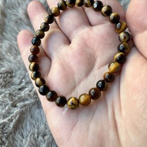 Bracelet Œil de Tigre – Protection & Force Intérieure 6mm