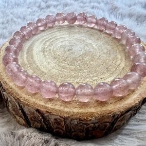 Bracelet Quartz Hématoïde – Clarté d’esprit - Confiance 6mm