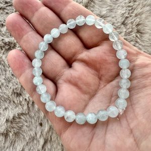 Bracelet Aigue-Marine Apaisement  Communication 6mm