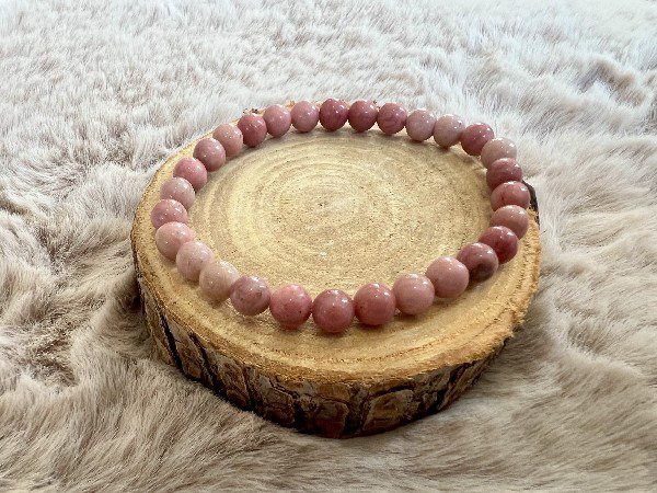 Bracelet Rhodonite Guérison - Réconciliation 6mm