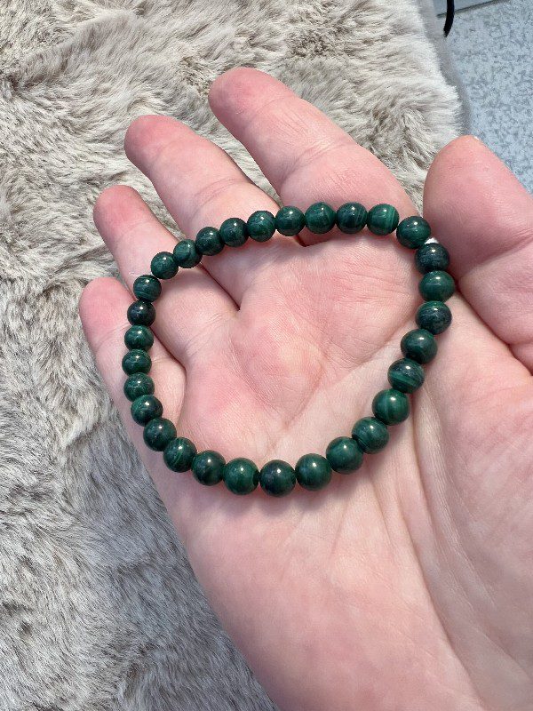 Bracelet Malachite Confiance - vitalité / 6mm