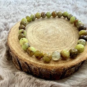 Bracelet Opale Verte  Abondance - Renouveau 6mm