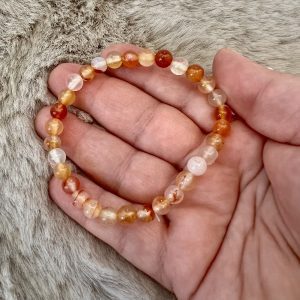 Bracelet Cornaline – Vitalité & Assurance 6mm