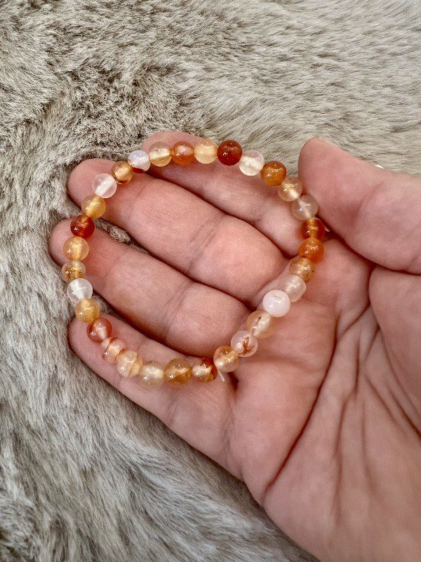 Bracelet Cornaline – Vitalité & Assurance 6mm