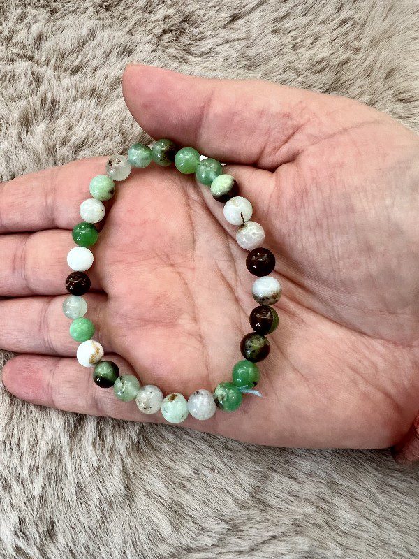 Bracelet Chrysoprase Ouverture émotionnelle 6mm