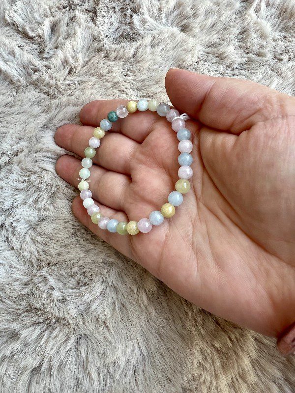 Bracelet Morganite – Equilibre Intérieur / 6mm