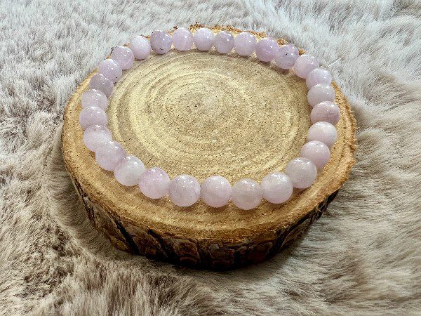 Bracelet Kunzite – Tendresse - Sérénité intérieure  6mm