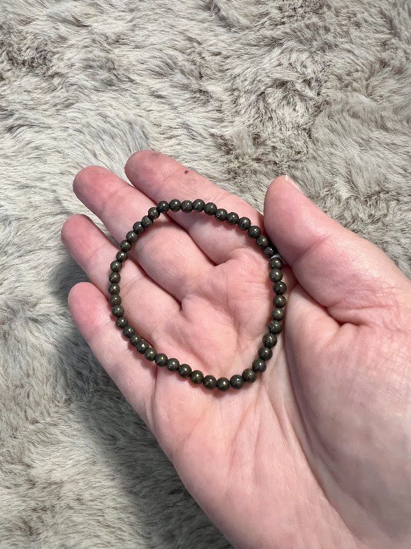 Bracelet Pyrite Organisation et Concentration 4mm