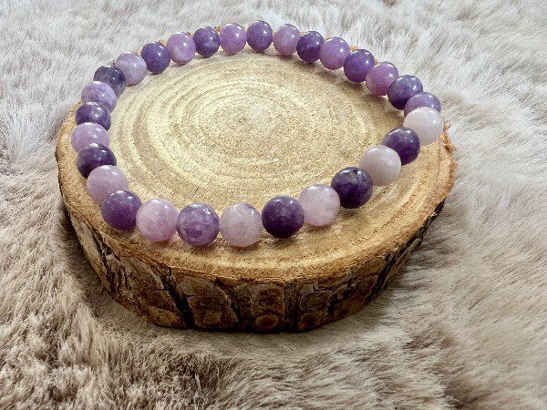 Bracelet Lépidolite Changement - Anxiété 6mm