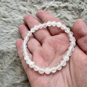Bracelet Sélénite  Apaisement - Sérénité / 6mm