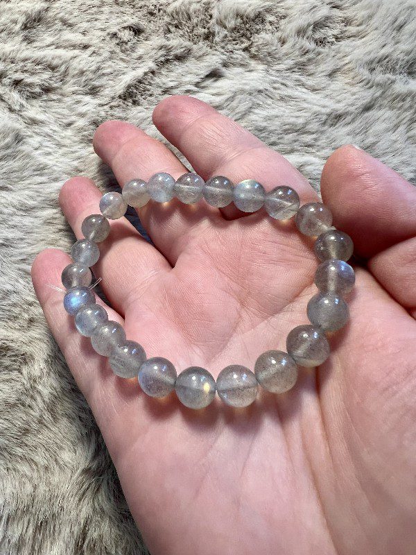 Bracelet Labradorite - Eponge énergétique -  8mm