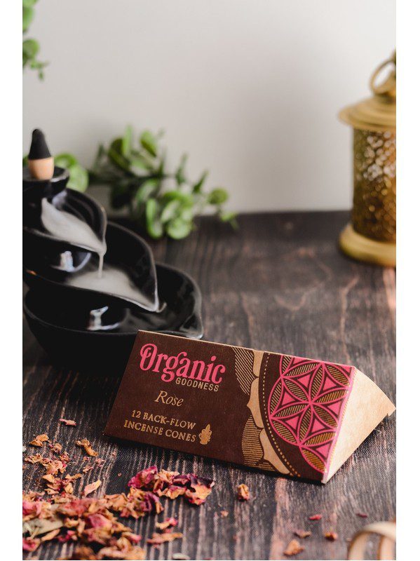 Encens Cone Backflow Rose Organics 41grs