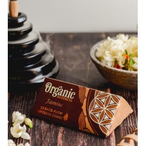 Boite Encens en Cone Backflow Jasmin Organics 12 pieces