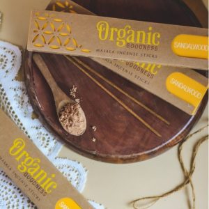 Boite Baton Encens Bois de Santal Organics 15gr