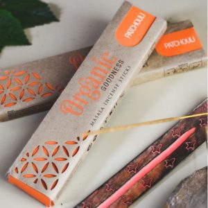 Boite Baton Encens Patchouli Organics 15gr