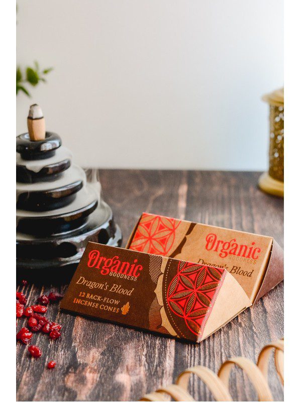 Boite Encens en Cone Sang de Dragon Organics 12 pieces