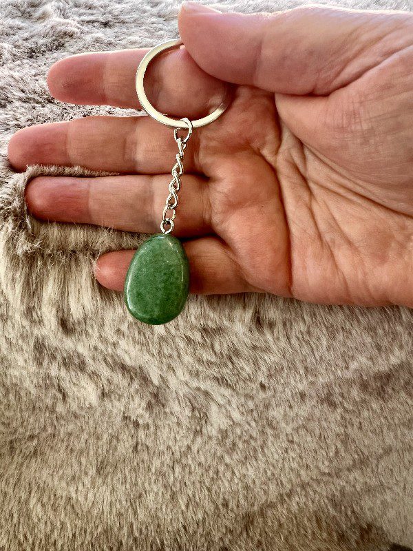 Porte clé Aventurine Verte Chance - Optimisme