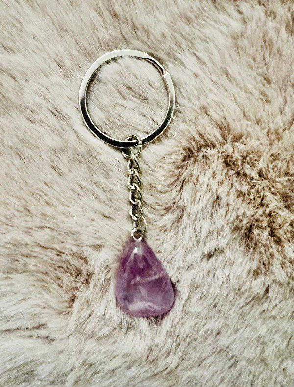 Porte clé Améthyste Sérénité Elévation spirituelle