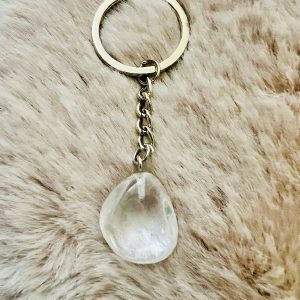 Porte Clé Cristal de Roche Amplificateur Energie