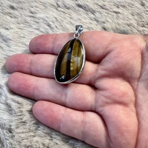 Pendentif Oeil de Tigre Protection - Force Intérieure