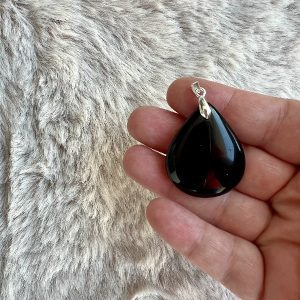 Pendentif Obsidienne Noire Protection - Ancrage