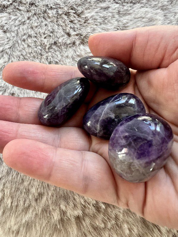 Pierre Roulée Améthyste Sérénité  Elévation 15-20gr