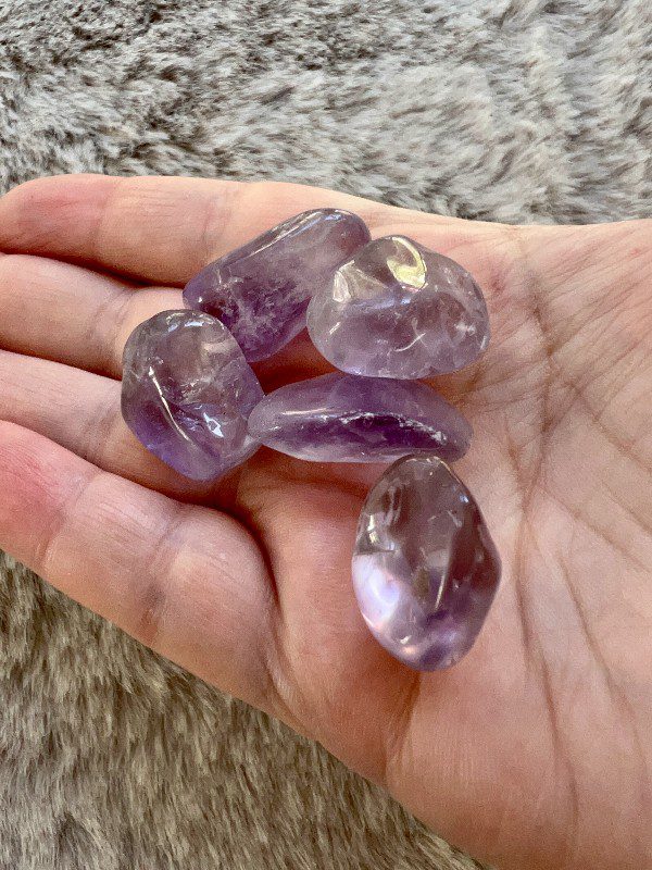 Pierre Roulée Améthyste Sérénité  Elévation 10gr