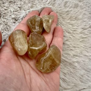 Pierre Roulée Citrine Naturelle Energie positive 15gr