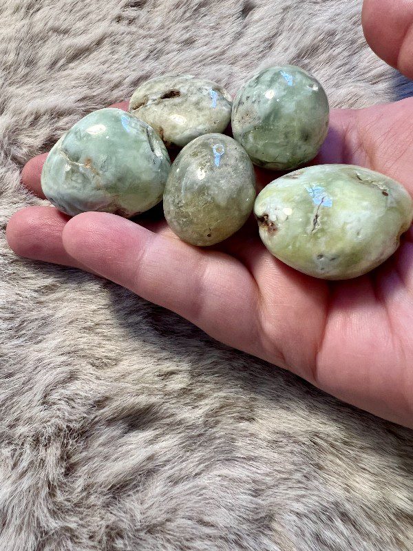 Pierre Roulée Jade Jaune Joie et Confiance 20-30gr