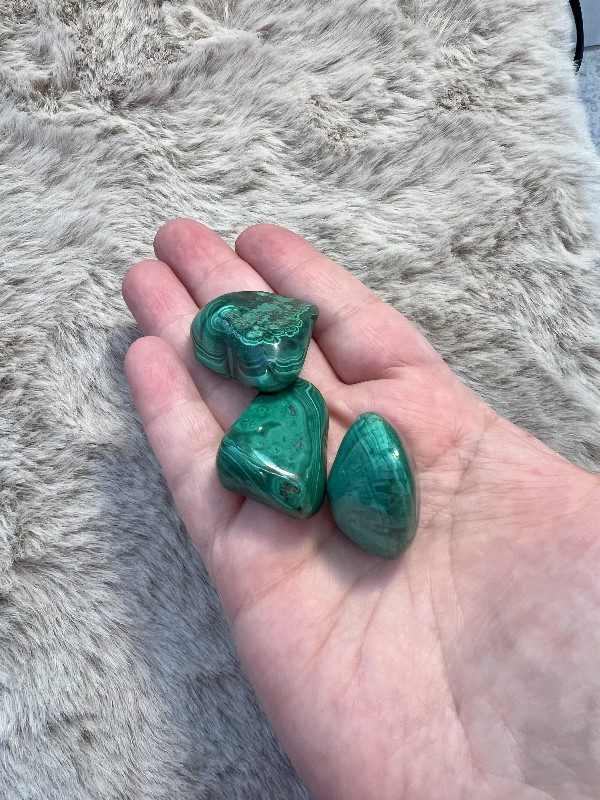 Pierre Roulée Malachite Confiance - Vitalité  30gr