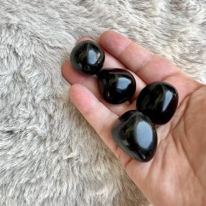 Pierre Roulée Obsidienne Noire Protection - Ancrage