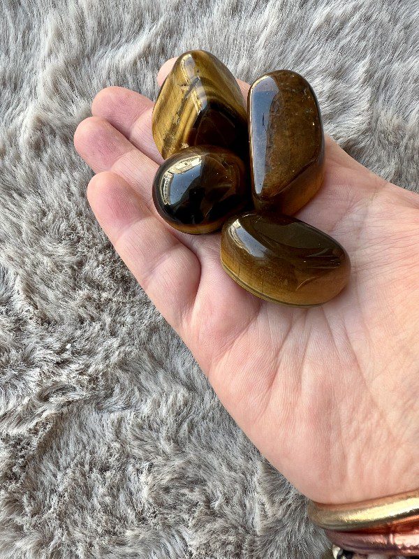 Pierre Roulée Oeil de Tigre Protection - Force Intérieur