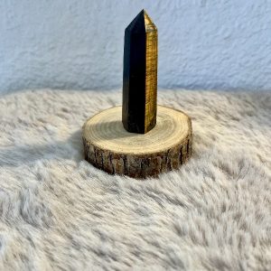 Pointe Obélisque Oeil de Tigre Protection - Force Intérieure