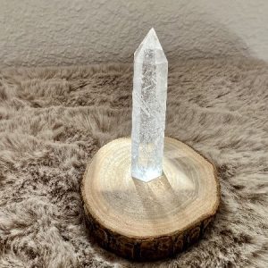 Pointe Obélisque en Cristal de Roche