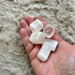 Pierre Roulée Sélénite Sérénité - Méditation 20/30g