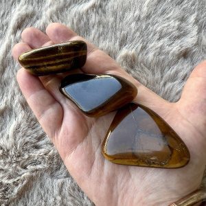 Pierre roulée Oeil Tigre Protection - Force Intérieure 40gr