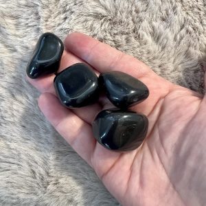 Pierre roulée Onyx noir  Stabilité - Protection / 20gr